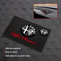 Car Dashboard Silicone Non Slip Mat Phone Holder Anti-skid Pad For Alfa Romeo 156 159 Mito Giulia Stelvio Giulietta Tonale TZ3
