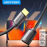 Vention 4K 60Hz HDR HDMI 2.0 Extension Cable for TV HD Nintendo Switch PS4 PS3 PC HDMI Male to Female Extender Adapter Cord