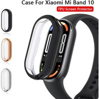 Cover For Xiaomi Mi Band 10 Smartwatch Soft TPU Screen Protector All-Around Protective Bumper Case For MiBand 10 Accessories