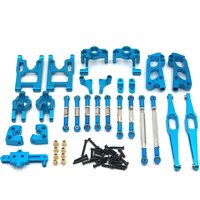 For Wltoys 1/12 12423 12427 12428 Flyover RC car accessories Metal upgrade Set of 10 Suit Upgrades Parts Accessories