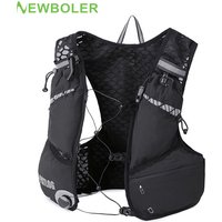 NEWBOLER 8L Outdoor Trail Running Backpack Ultralight Women Men Run Race Hydration Vest Marathon Bike Bag for Marathon Hiking