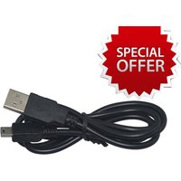USB Charge Cable for PS3 Controller for playstation 3 charging cable black 1m