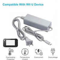 EU/USPlug AC Adapter Charger For Wii U Gamepad Controller Charging 100-240V Adapter Compatible With Nintendo Remote Joystick