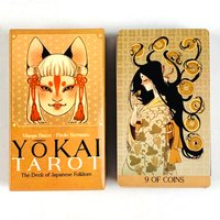 Yokai Tarot Cards Rooted In Japanese Folklore English Version Divination Board Game Family Gathering Party Cards Game Tools
