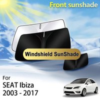 Front Sunshade Window For SEAT Ibiza 6L 6J 6P FR 2003 - 2017 Accessories Car Windshield Heat Insulation Sun Shade UV Protection