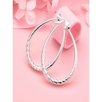 925 Sterling Silver 30mm Exquisite Droplet Twist Earrings for Women Fashion Party Favors Jewelry Wedding Accessories