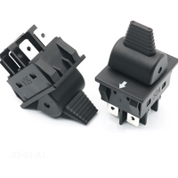 KCD4 Swinging Ship Type Switch 6-pin Double Sided Self Resetting Motor, Forward And Reverse Rotation, Reverse Flip, Power Supply