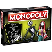 The Nightmare Before Christmas Jack Skellington Sally Halloween Cosplay Board Game Paper Card Flight Chess Party Toys Xmas Gifts
