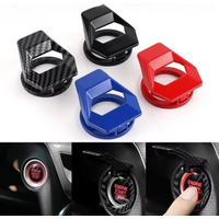 Car Engine Start Stop Switch Button Protective Cover, Anti Scratch Car Interior Design Car Product Accessories