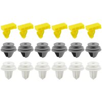 18PCS/Set For Nissan Qashqai J11 76847JG00A 768474EA0A Wheel Arch Flare Trim Moulding Clips Front Rear Wing Moulding Retainer