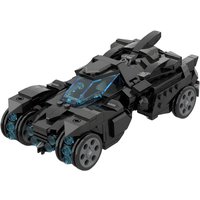 MOC Building Blocks Set A2546 Arkham Knight Batmobil Display Ornament Gift for Adults Pluggable Model Set
