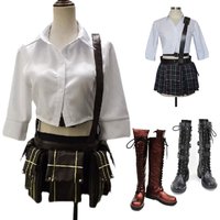Anime Devil Lady Mary Cosplay Costume Women Shoes Boots Halloween Uniform Outfit Custom Made