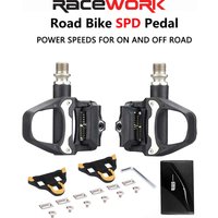 AliExpress RacewoRK RACEWORK Road Bike Pedal Bearing Clipless Pedal Cleats For SHIMANO SPD SL System With Locking Plate
