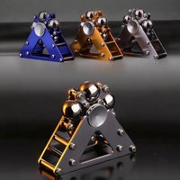 Fingertip Gyro Wheel Creative Metal Ornament Adult Stress Relief Fidget Toy Advanced Mechanical Desktop Pendant Gift for Men