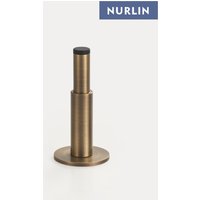 Nurlin Brass Door Plain Stop Bathroom Door Room Stopper Floor Wall Mountnt Bumper Holder Catch Antique Brass Matt