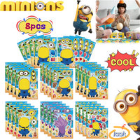 Minions Despicable Me Sticker Creative High-Value Cartoon Print for Boys and Girls Educational DIY Graffiti Decorative Painting