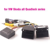 Car Radio Stereo Wiring Harness Cable Adapter Android Quadlock for VW Golf MK5 MK6 MK7 for Skoda Octavia Fabia for SEAT