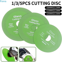 â100/115/125mm Glass Cutting Disc Ultra-thin Saw Blade For Angle Grinder Machine Marble Ceramic Tile Polishing Grinding