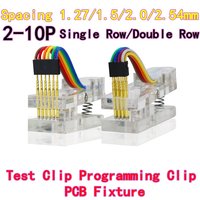 1.27/2.0/2.54mm Pitch Test Clip, Programming Clip, PCB Programming Fixture, Programmer Burning Clip