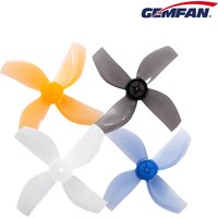 4pair Gemfan 35mm 4-blade Paddle Prop Disk Dia 1.4inch Shaft Hole 1mm PC Propeller for RC Airplane 1S Coreless Brushless Props