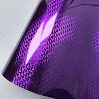 High Glossy Red Blue Green Purple Gold Aircraft Pattern Plated Carbon Fiber Sticker Car Body Films Wrap Vinyl Car Film Wrapping