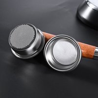 Universal 304 Stainless Steel Filter Basket for Bottomless Portafilter 51/54/58mm Espresso Powder Bowl for Home Baristas Coffee