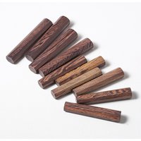 DIY Replacement Knife Making Tools Kitchen Knife Octagonal Handle Natural Grain Wenge Wood for Japanese Chef Knife Full Tang