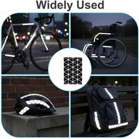 AliExpress NONE Multi-Purpose Triangle Reflective Stickers Waterproof Self-Adhesive with Transfer Film for Motorcycle Helmet Bike Night Riding