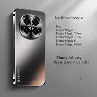 For Honor Magic 7 6 Pro Case Fashion Simple Frosted Acrylic Skin-Friendly Anti-drop Cover For Honor Magic 7 Lite Funda