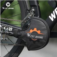 AliExpress MUQZI WEST BIKING Bicycle Crankset Protective Cover Waterproof Wear-resistant Chainring Protector Cover MTB Road Bicycle Accessories
