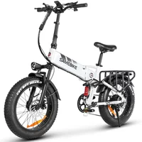 AliExpress Samebike RS-A02 PRO Adult Electric Bike 1200W Motor City ebike 48v17Ah Battery Foldable E-bike 20 Inch Fat Tire E-Mountain bike