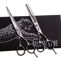 5"/5,5"/6"/6,5"/7" Haarschere Professionelles Friseurscheren-Set Schneiden + Effilierschere Hohe Qualität