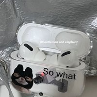 Ins Hood Cat Cute Clear Soft TPU Earphone Case For Airpods 1 2 3 4 Pro Pro2 Pro3 Shockproof with Hook Accessories Airpods Cover