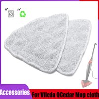 Quality Microfiber Steam Mop Pad,Steam Cleaner Parts Triangle Replacement Cloths for Vileda Microfiber Clot