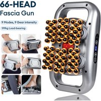 66-Heads Fascia Gun High-Frequency Vibration Body Massage Gun Back and Waist Massager Neck Shoulder Massager Muscle masajeador