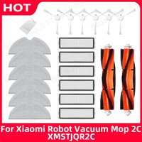 Main Side Brush Filter Mop Cloth Spare Parts For Xiaomi Mi Robot Vacuum Mop 2C STYTJ03ZHM Mijia Robot Vacuum Cleaner Accessories