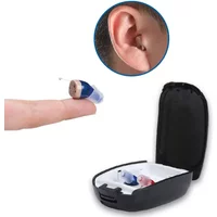 Rechargeable Invisible Mini Sound Amplifiers C200d CIC Hearing Aid for Seniors And Adults - Portable Hearing Amplifier