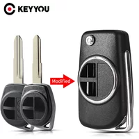 KEYYOU 1PCS NEW Folding Modified Version For Suzuki Swift grand Vitara Alto SX4 Flip Key Case HU133R/SZ11R Blade