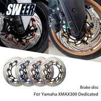 Motorcycle Accessories 300MM Brake Disc Rotor For YAMAHA XMAX300 Motorbike Replacement Parts Front Disc Brake Pad