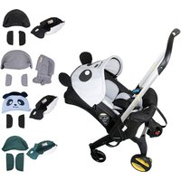4IN 1 Car Seat Stroller Accessories Doona Replacement Cover Kit Canopy Sunshade Seat Cushion Shoulder Pads Doona Accessories