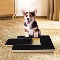 Dog Nail Scratch Pad Pull-Out Pet Nail Grinder Wooden Scratcher Dog Nail Trimming Board Scratching Toy For Small Medium & Large