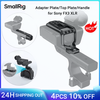 SmallRig – plaque supérieure pour unité XLR Sony FX3, poignée originale FX3, avec trous filetés de 1/4 à 20 pouces, fixation de chaussure froide, Microphone MD3990