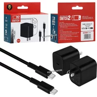 EU US 60W TYPE-C Power Adapter Fast Charger For Switch 2 Charger For NS2 NS Switch Power Supply Support Switch TV Dock