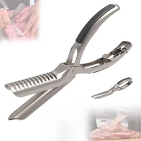Stainless Steel Rib Membrane Remover Prep Tool Easy Peeling Trimming BBQ Grilling Accessory