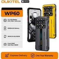 OUKITEL WP60 5G Rugged Smartphone 10000mAh 36GB(12+24) +512GB, 7.2” HD+ Android 15 NFC Cell Phone, 108MP Camera, 120Hz