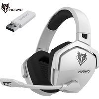 NUBWO G06 Dual Wireless Headsets Gamer 2.4GHz Bluetooth 5.3 Gaming Headphones with Microphone for PS5, PS4, PC, Mobile, Switch image 4
