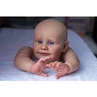 NPK 24inch Finished Doll Size Already painted doll parts with Cloth Body Zoe