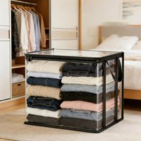 Moving Bags Large Foldable Space Saving with Handles Closet Organizer Clothes Storage Bags for Home Bedroom Nursery Office