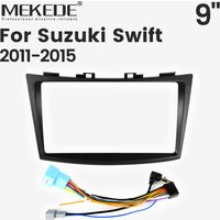 MEKEDE Dashboard Mount Panel Kit Car Radio Bezel for Suzuki Swift 2011 2012 2013 2014 2015 Panel Frame Kit Cable Harness Fascia image 4