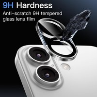 3PCS Tempered Glass Camera Protector Ziai Cover for iPhone 17 2025 16 Plus 16Plus iPhone17 iPhone16 Phone Protection Accessories
